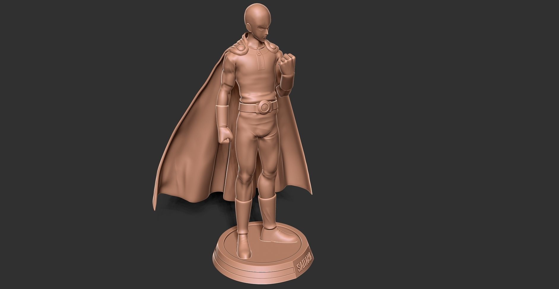 Angry Saitama 3D print model_18
