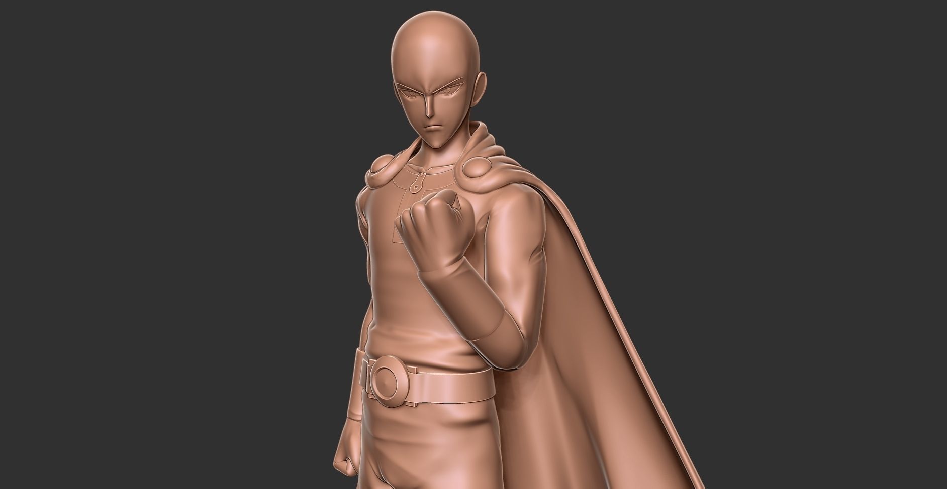 Angry Saitama 3D print model_9