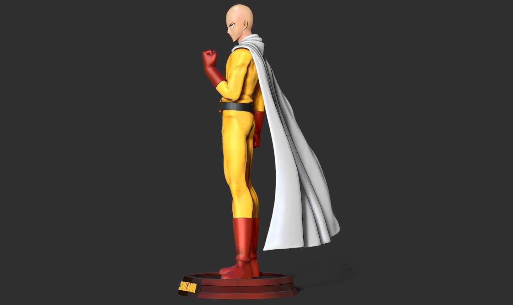 Angry Saitama 3D print model_12