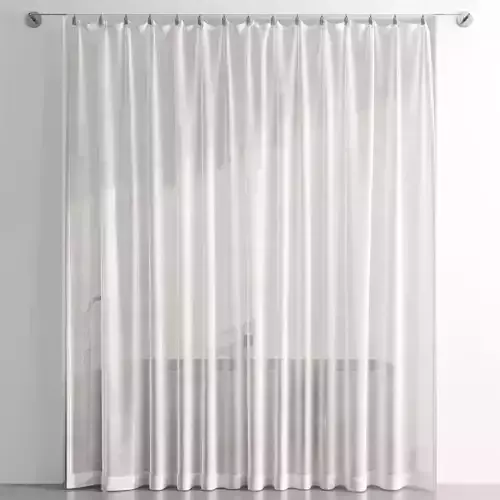 Bathroom Curtains pinned by clamp