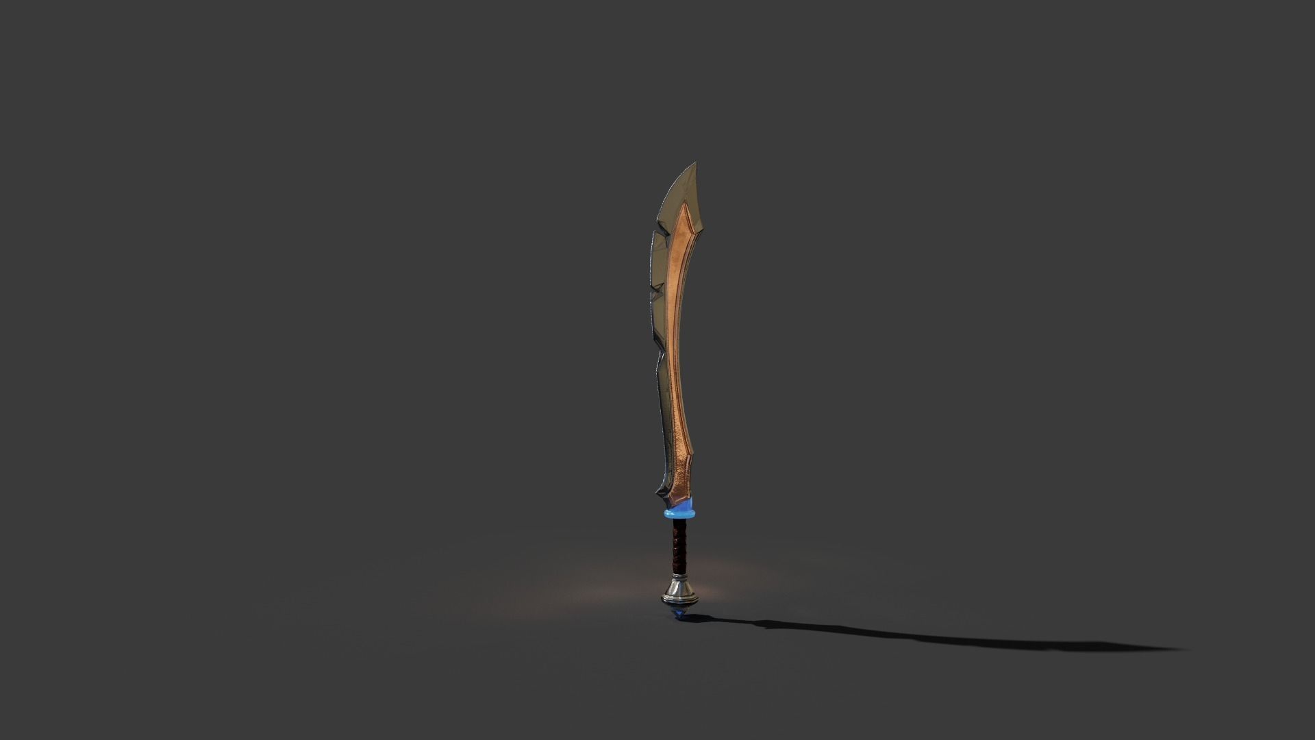 A selection of Fantasy Weapon Low-poly 3D model_4