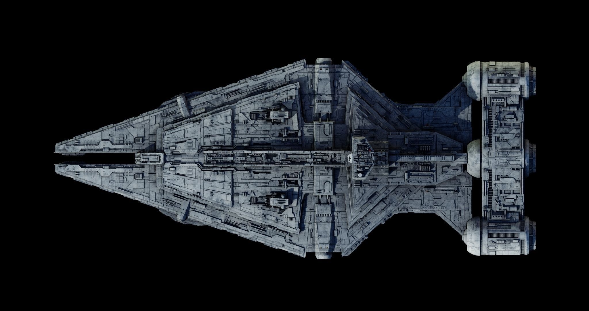 Imperial Light Cruiser  - Star Wars 3D model_31