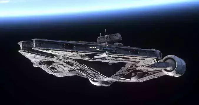Imperial Light Cruiser  - Star Wars 3D model