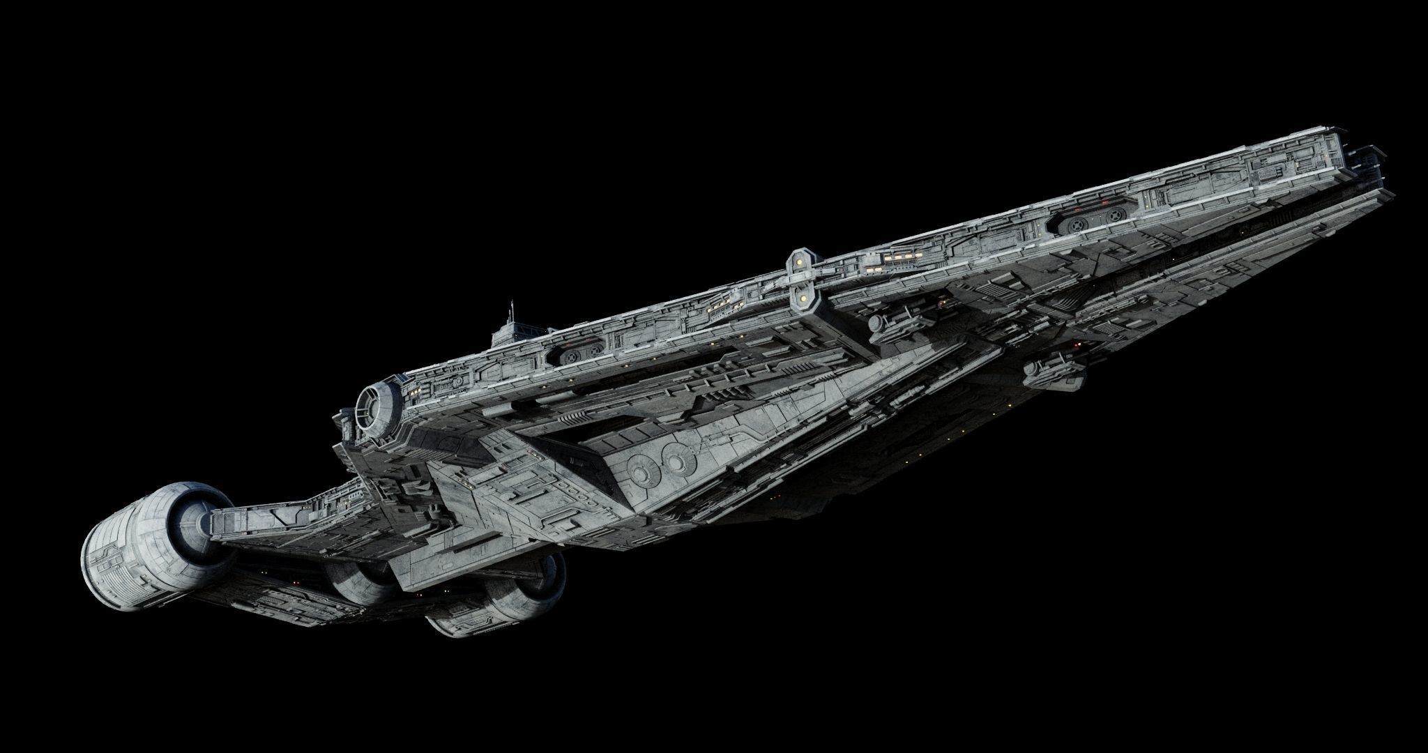 Imperial Light Cruiser  - Star Wars 3D model_14