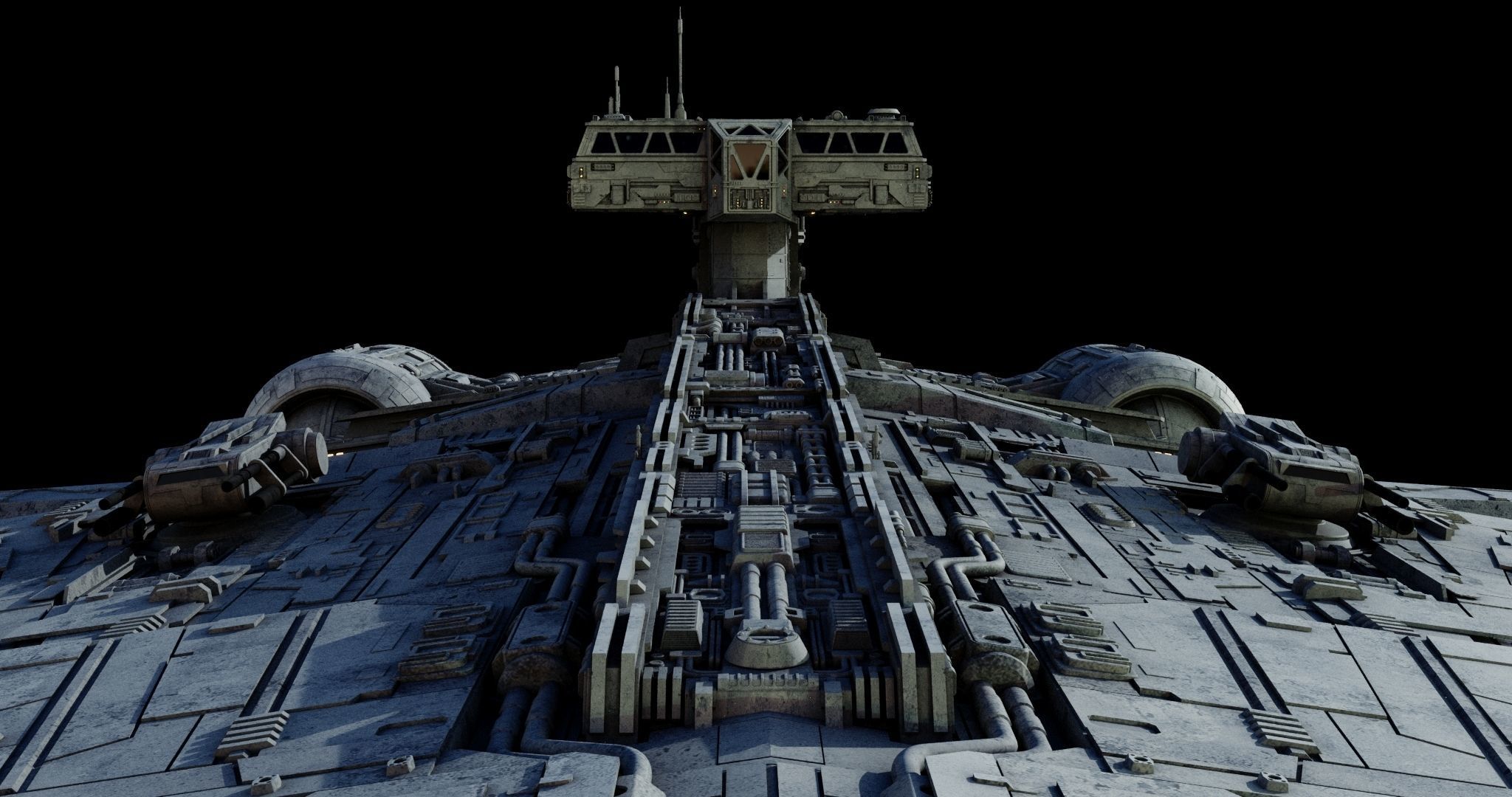 Imperial Light Cruiser  - Star Wars 3D model_23