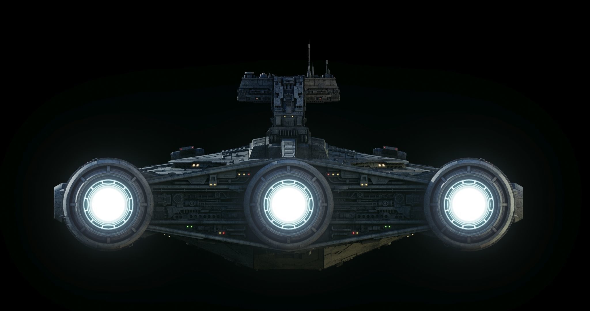 Imperial Light Cruiser  - Star Wars 3D model_30