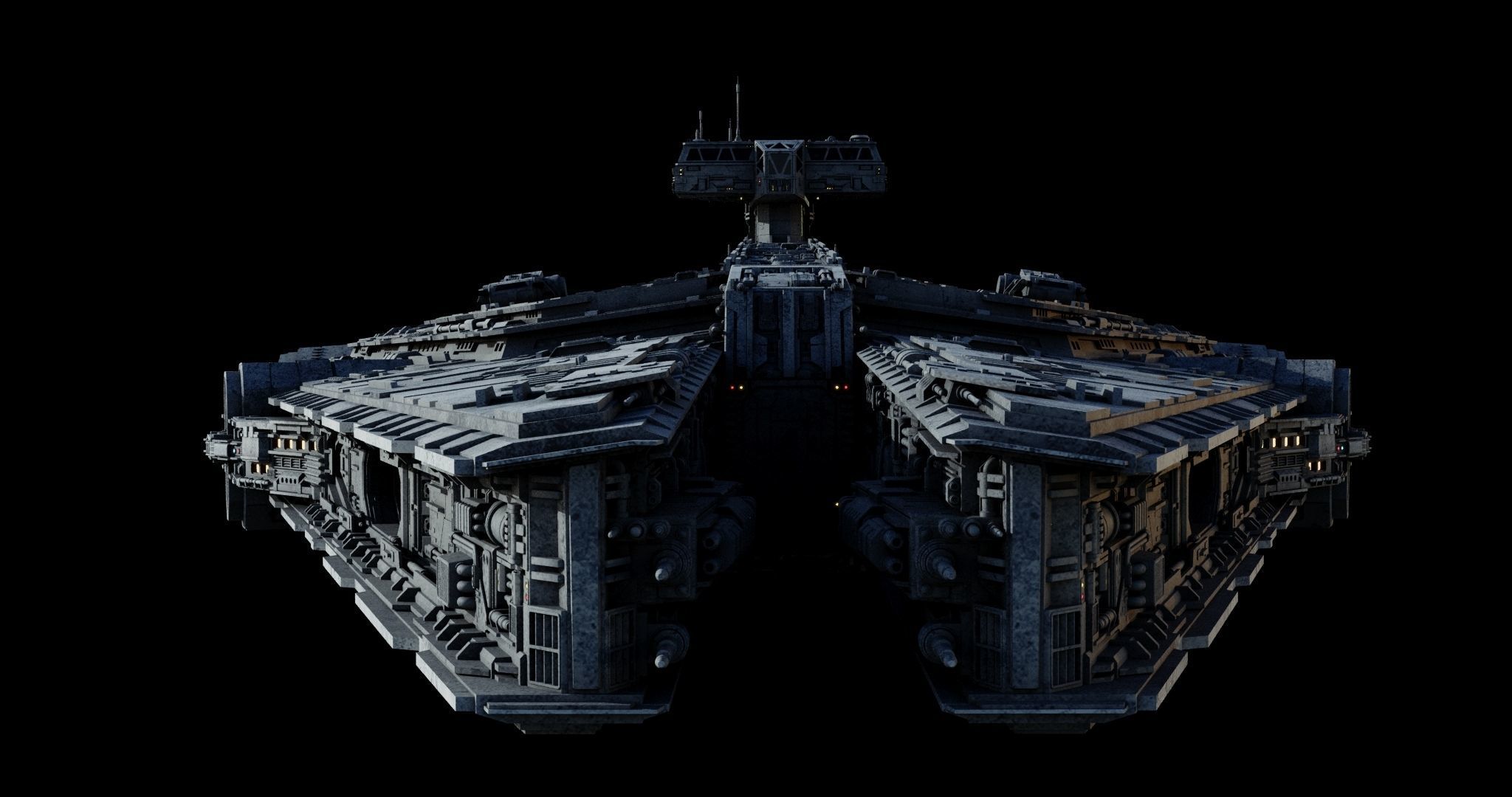 Imperial Light Cruiser  - Star Wars 3D model_16
