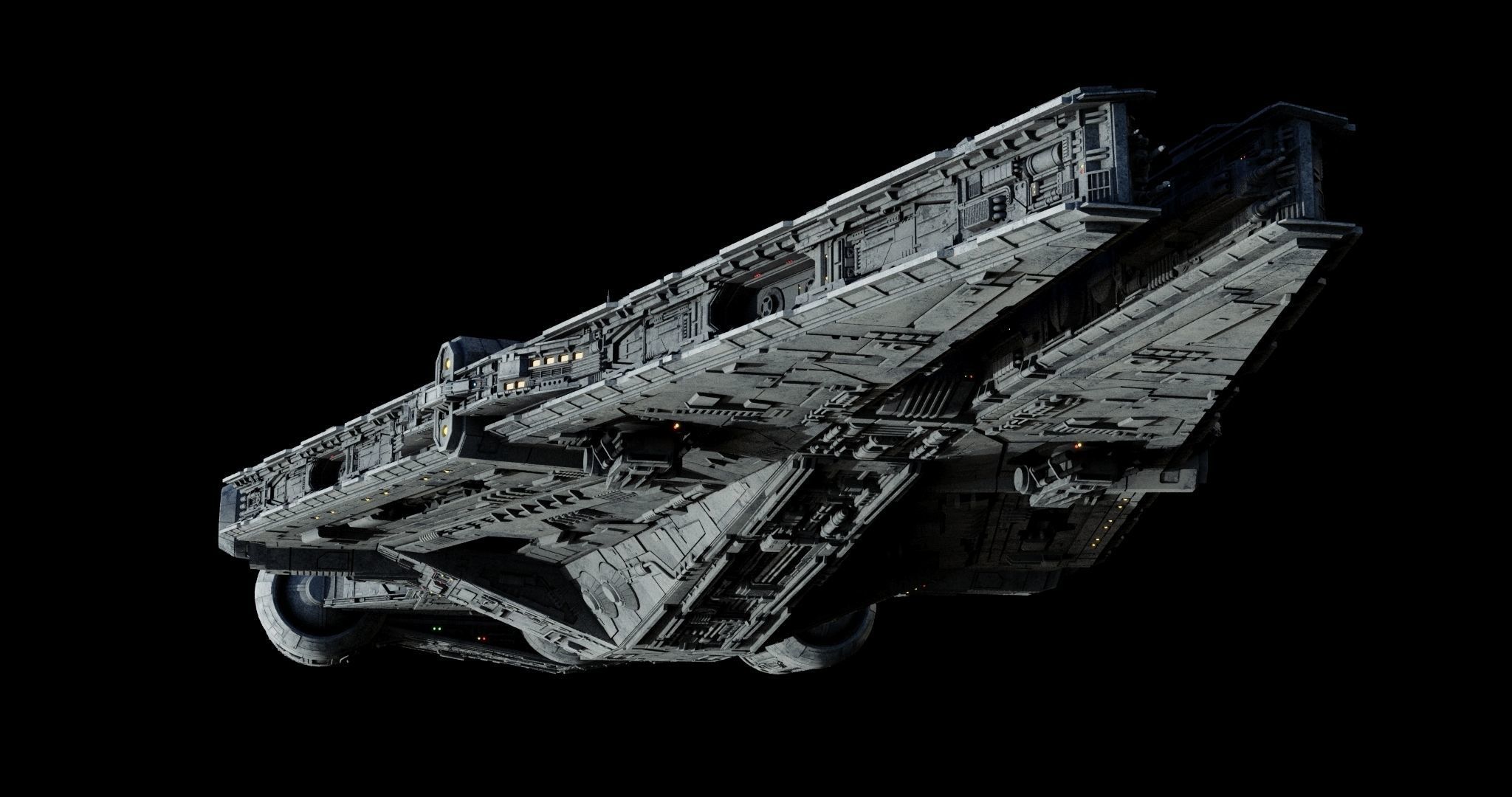 Imperial Light Cruiser  - Star Wars 3D model_15