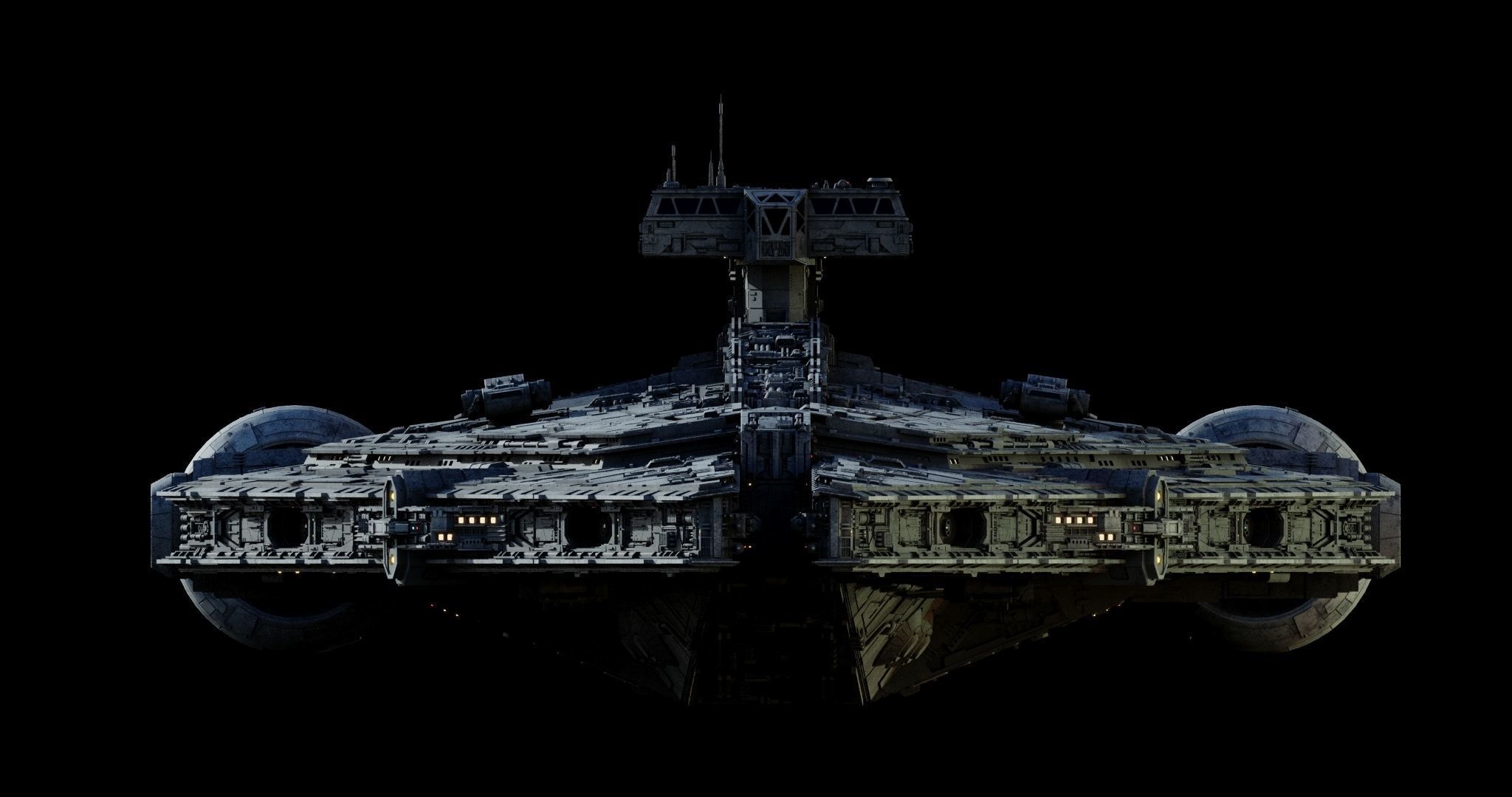 Imperial Light Cruiser  - Star Wars 3D model_29