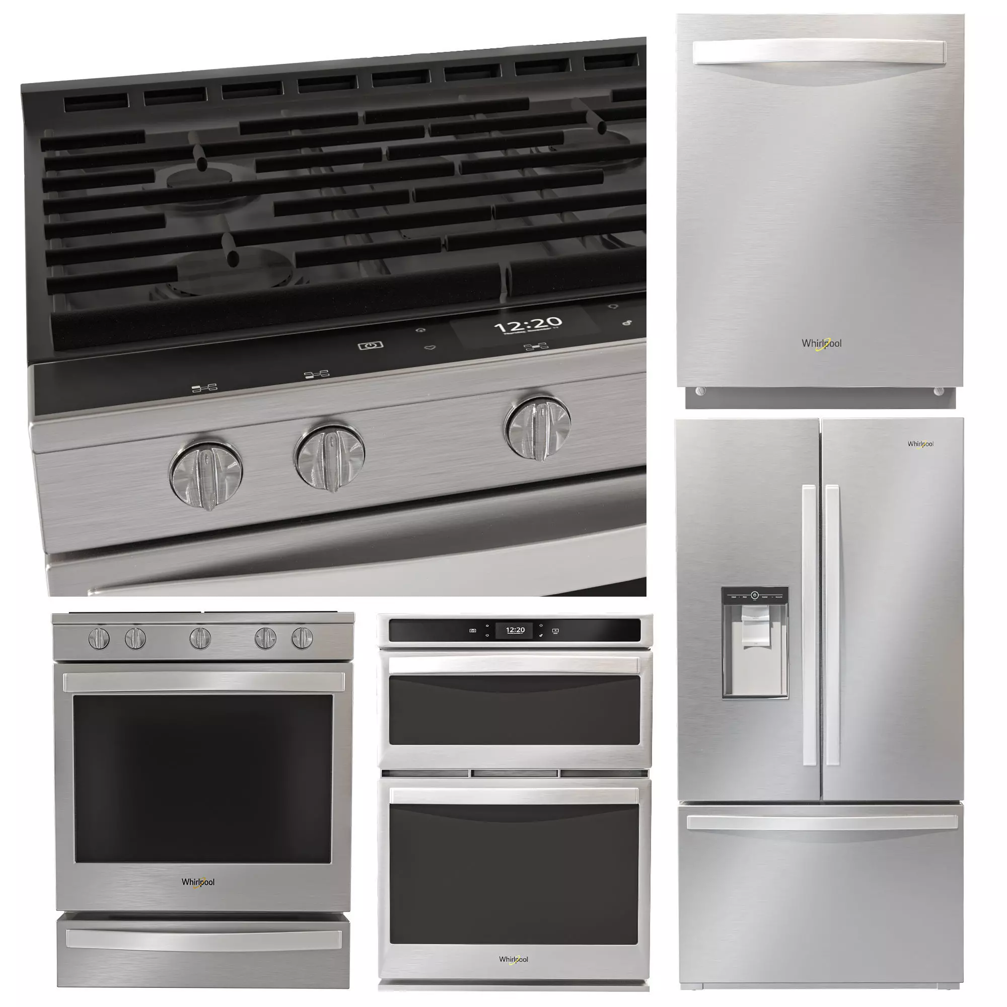 whirlpool kitchen appliances 3D model