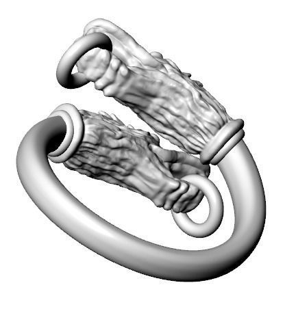  drag ring  3D print model_16