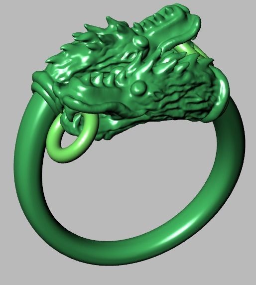  drag ring  3D print model_7
