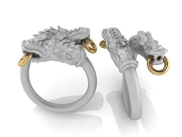  drag ring  3D print model_5