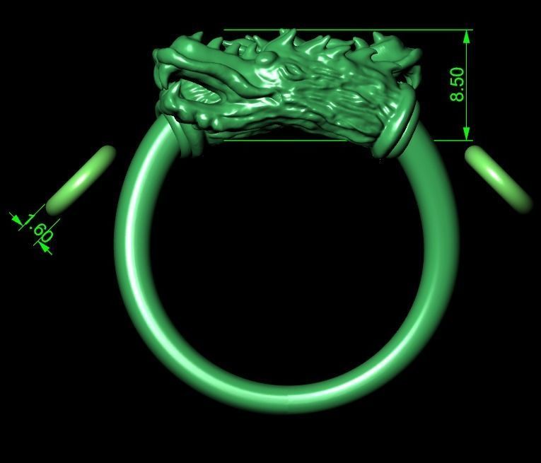  drag ring  3D print model_2