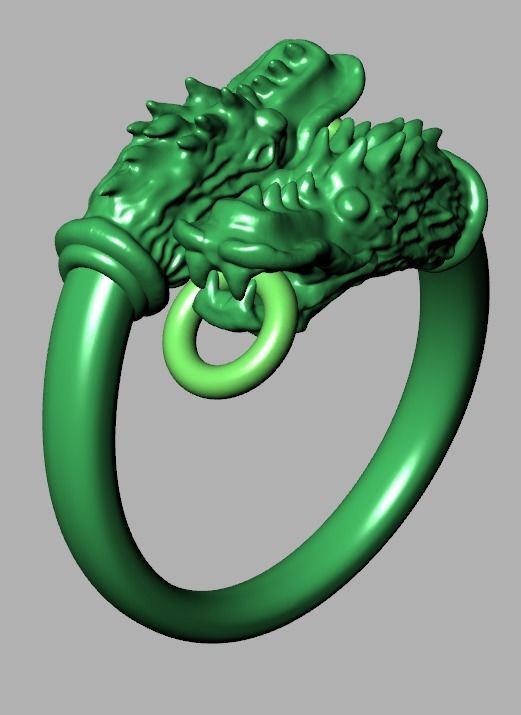  drag ring  3D print model_11