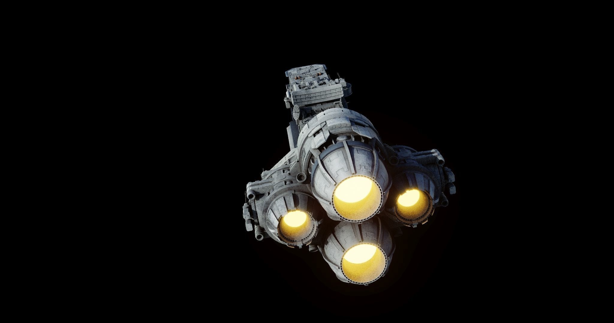 Corellian Acklay-type light freighter  - Star Wars 3D model_5