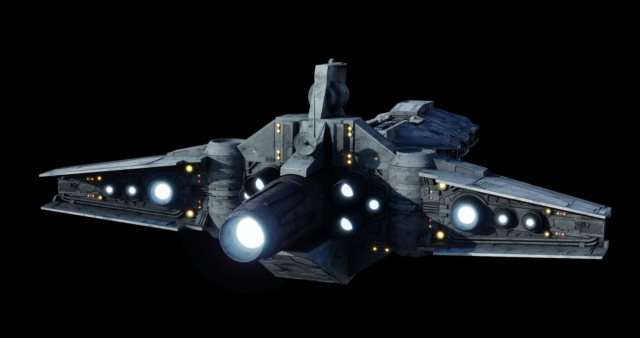 Pelta-class frigate  - Star Wars 3D model_17