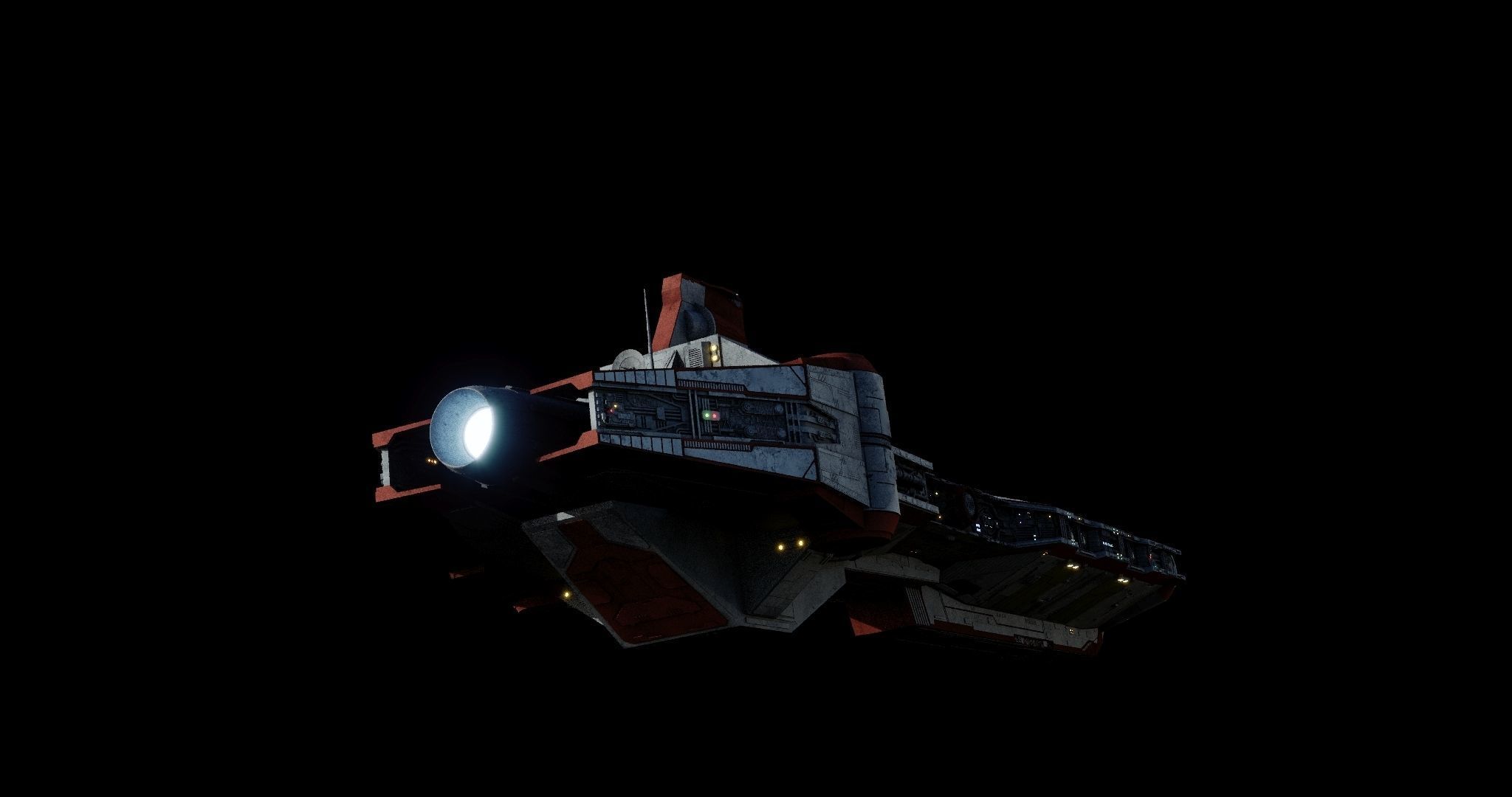 Pelta-class frigate  - Star Wars 3D model_26