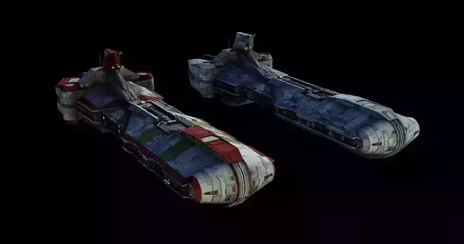 Pelta-class frigate  - Star Wars 3D model