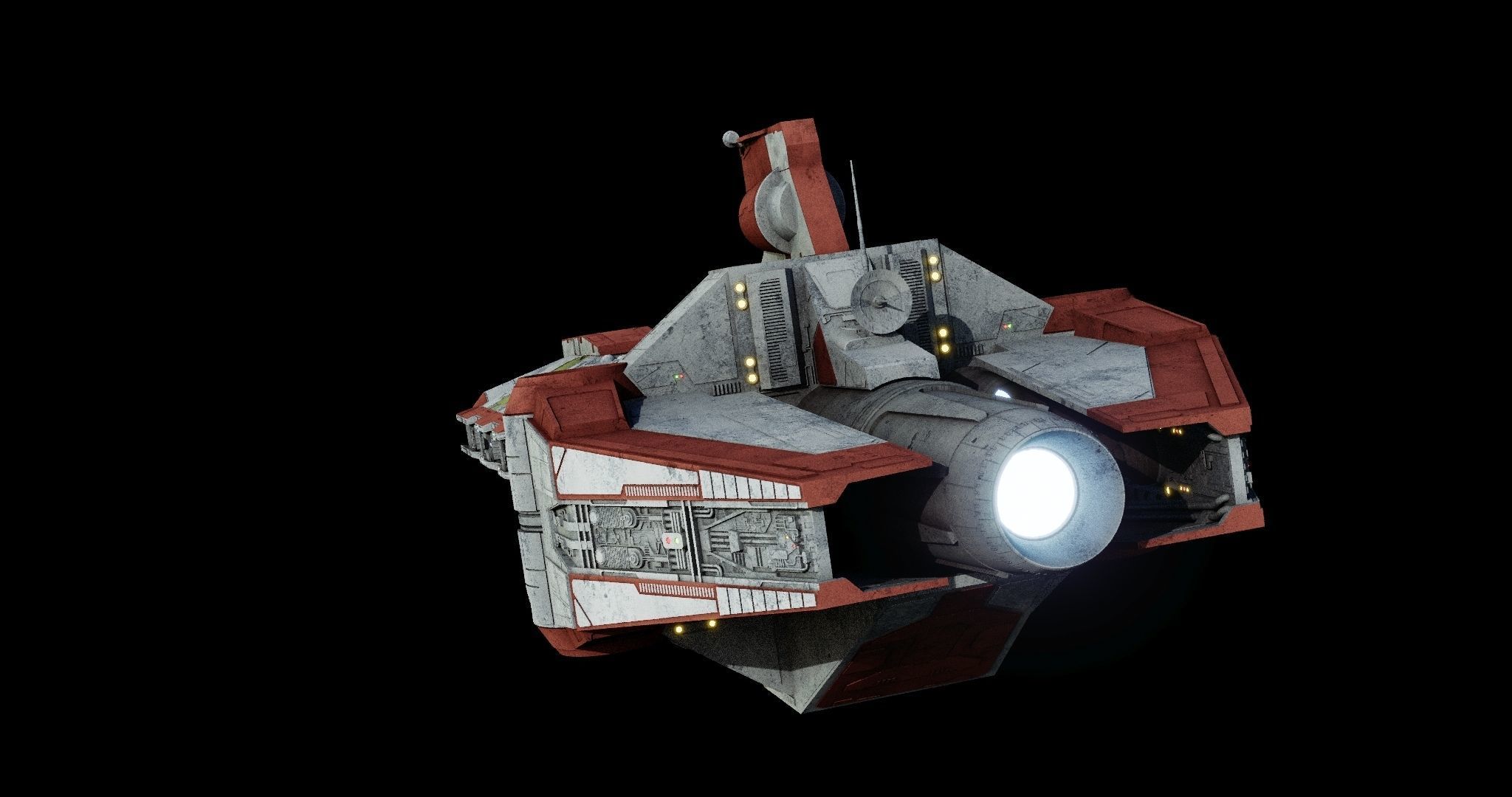 Pelta-class frigate  - Star Wars 3D model_27