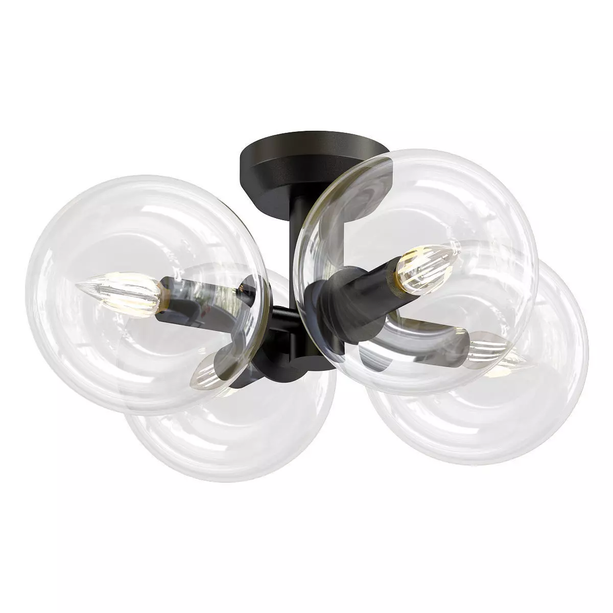 st-luce-rosello-sl424-402-04 three light ceiling fixture with... 3D model_0