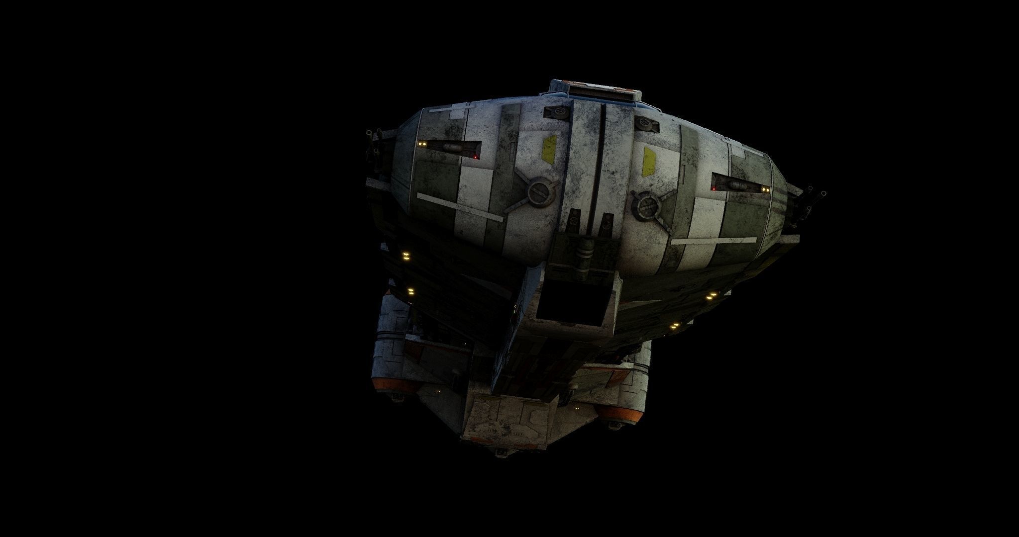 Rebel Command Ship Blue Chief and Phoenix Home  - Star Wars 3D model_10