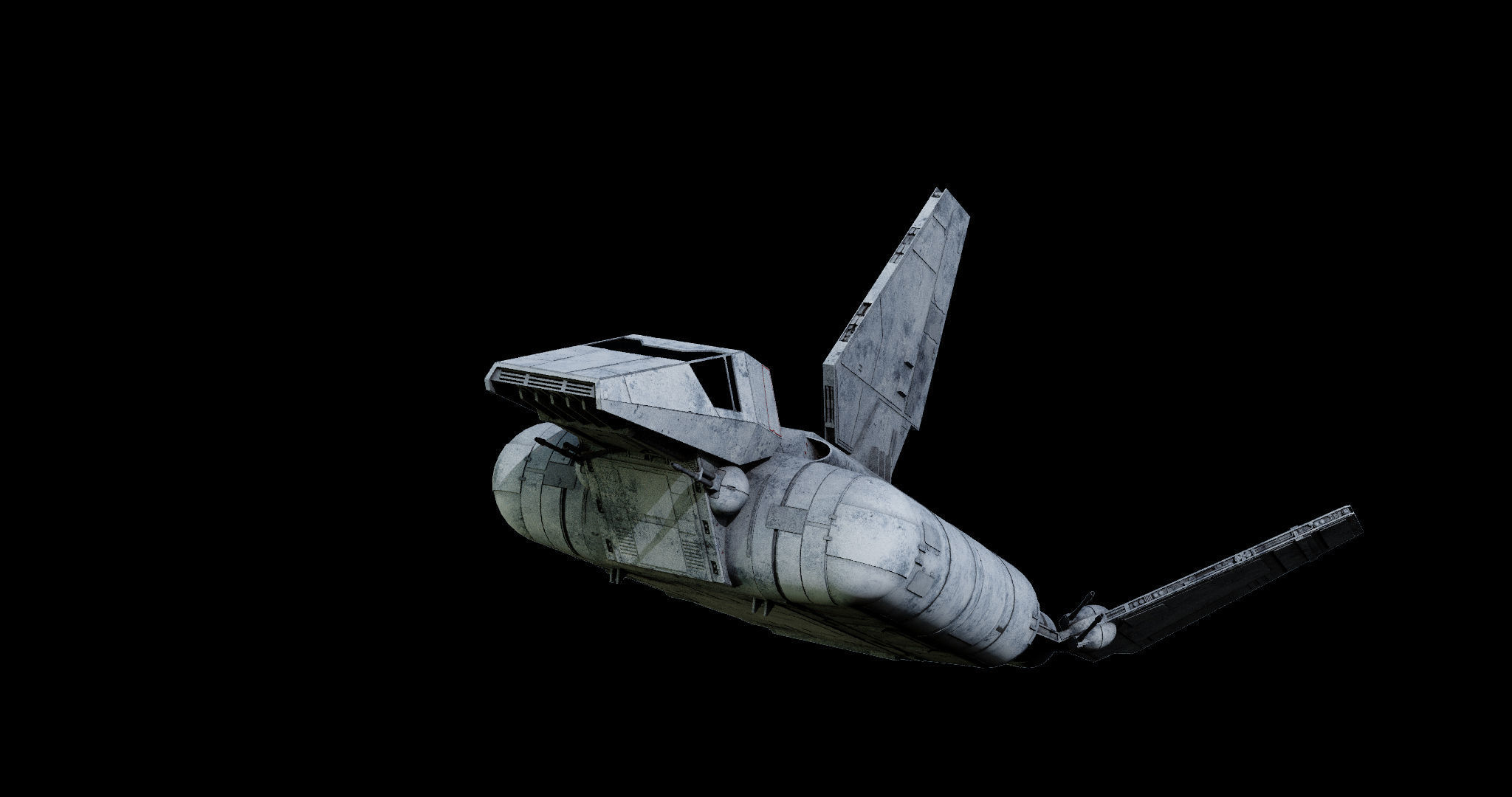 Sentinel-class landing craft  - Star Wars 3D model_12