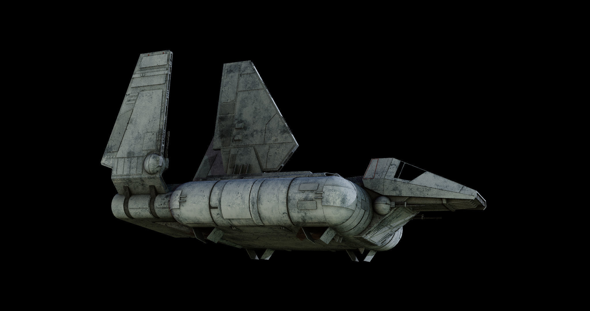Sentinel-class landing craft  - Star Wars 3D model_13