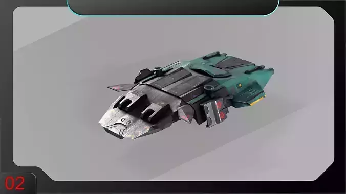 Spaceship mini transporter 2