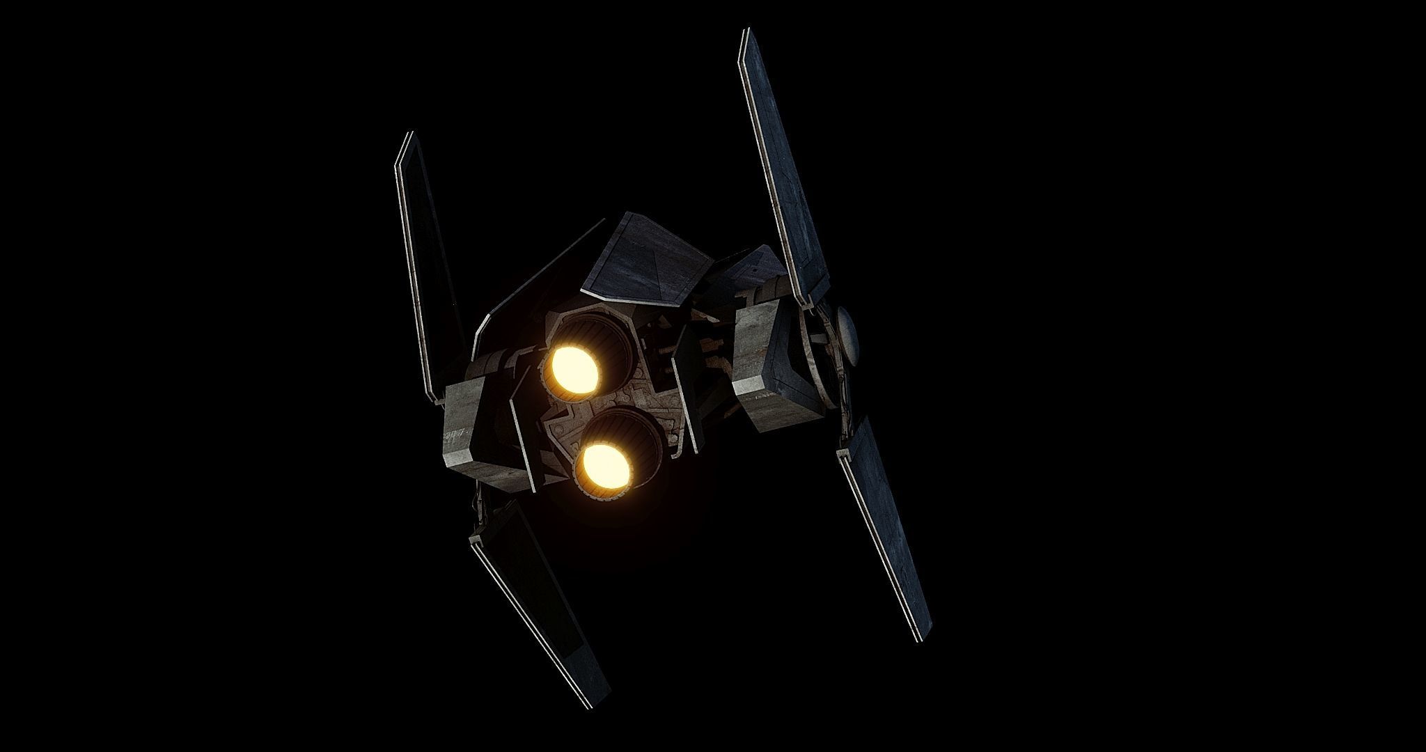 V-wing starfighter  - Star Wars 3D model_4
