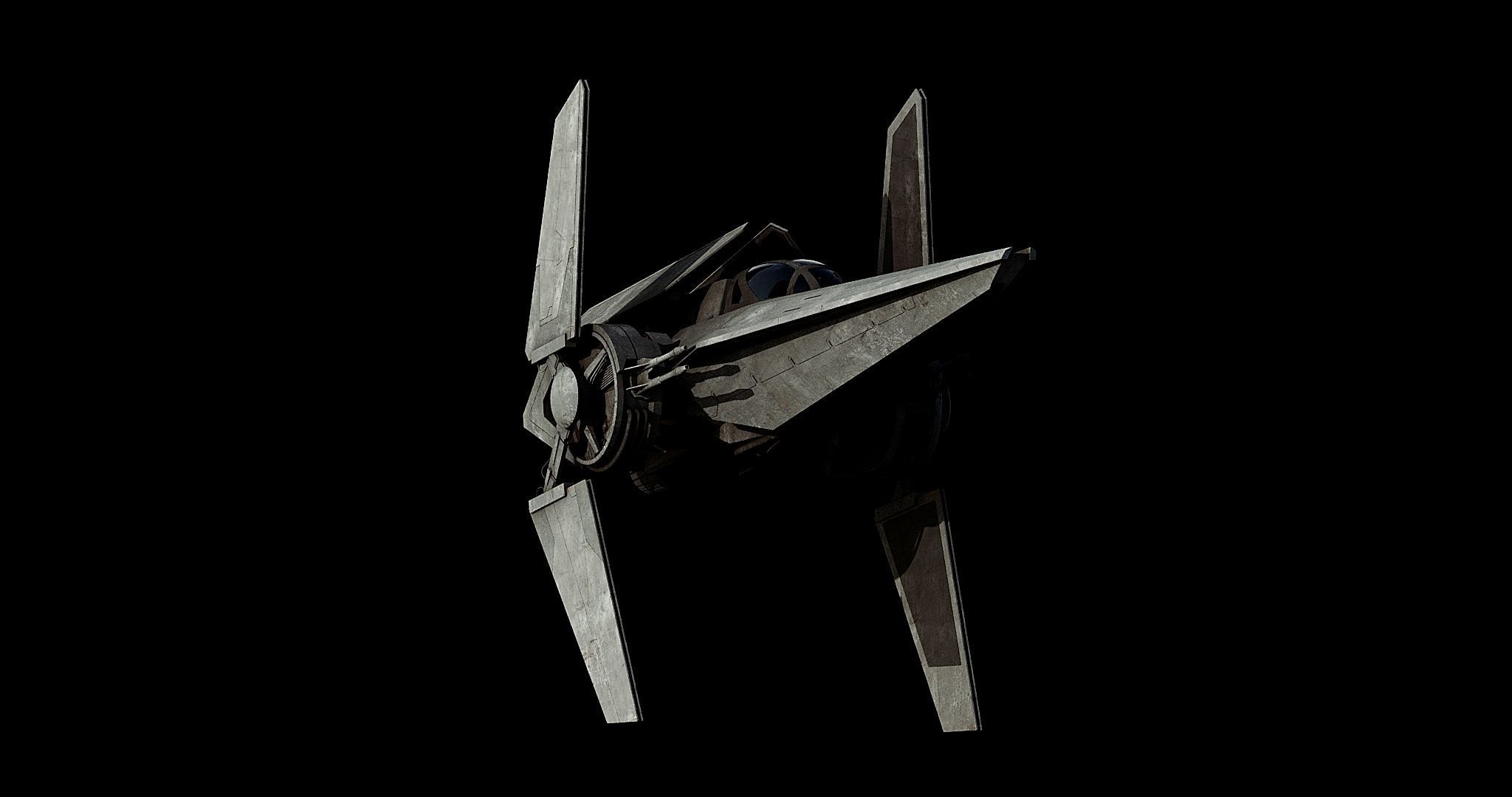 V-wing starfighter  - Star Wars 3D model_5