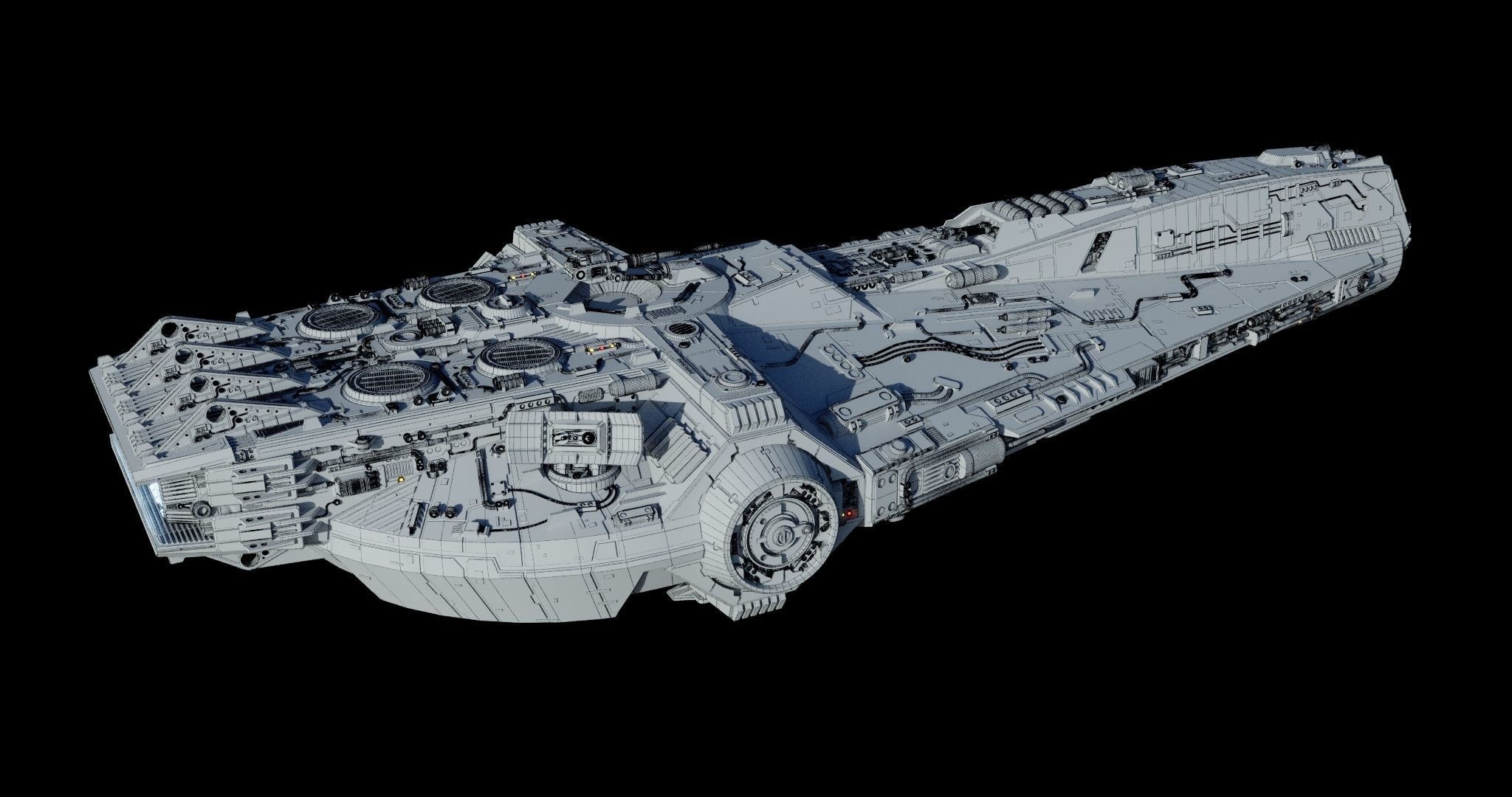 YT-1860 class - freighter  - Star Wars 3D model_13