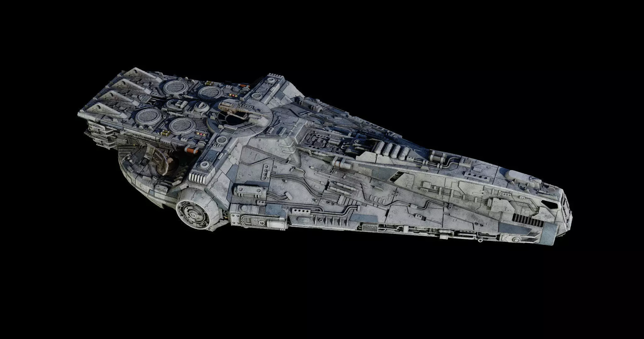 YT-1860 class - freighter  - Star Wars 3D model_0
