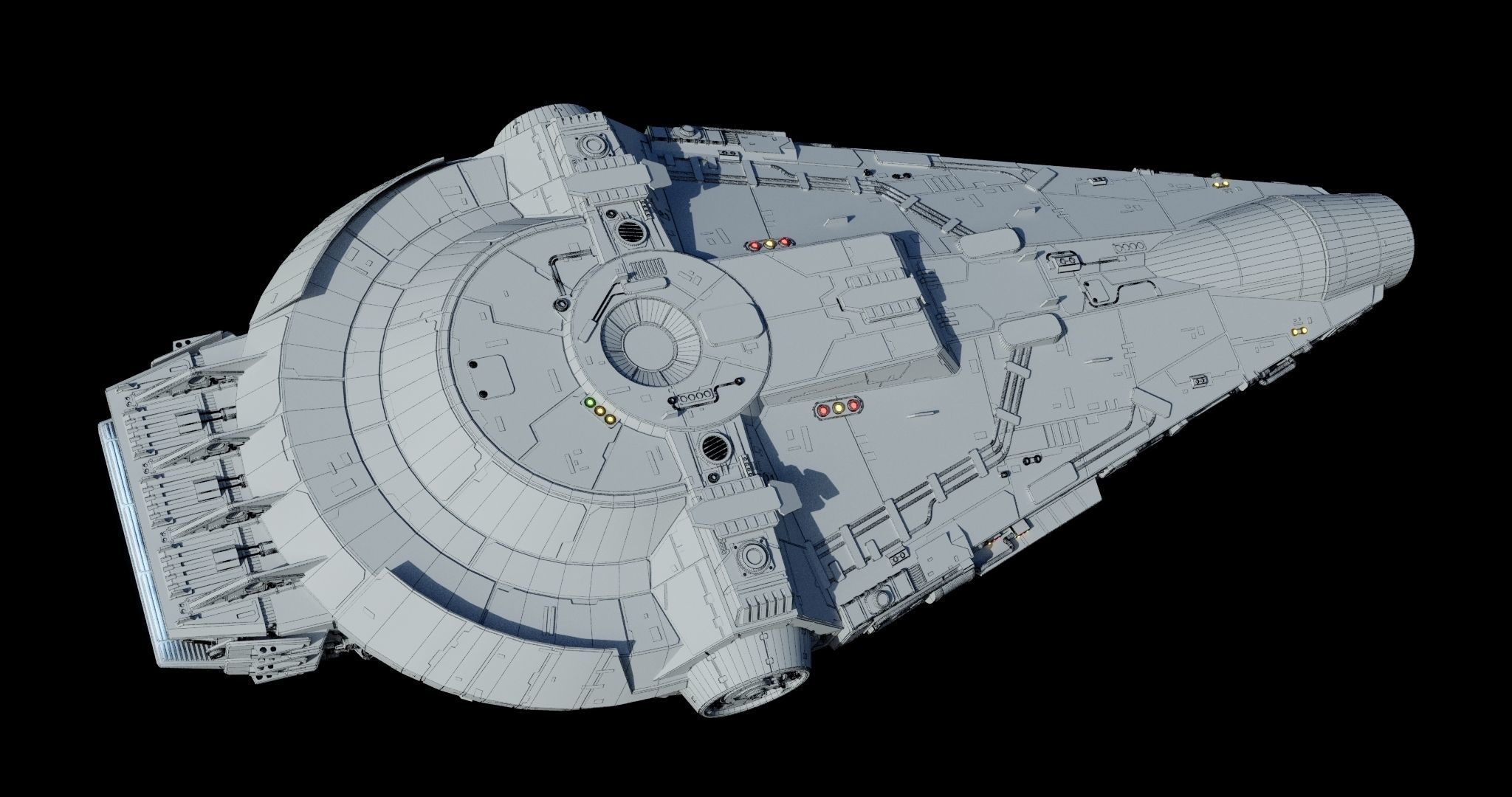 YT-1860 class - freighter  - Star Wars 3D model_14