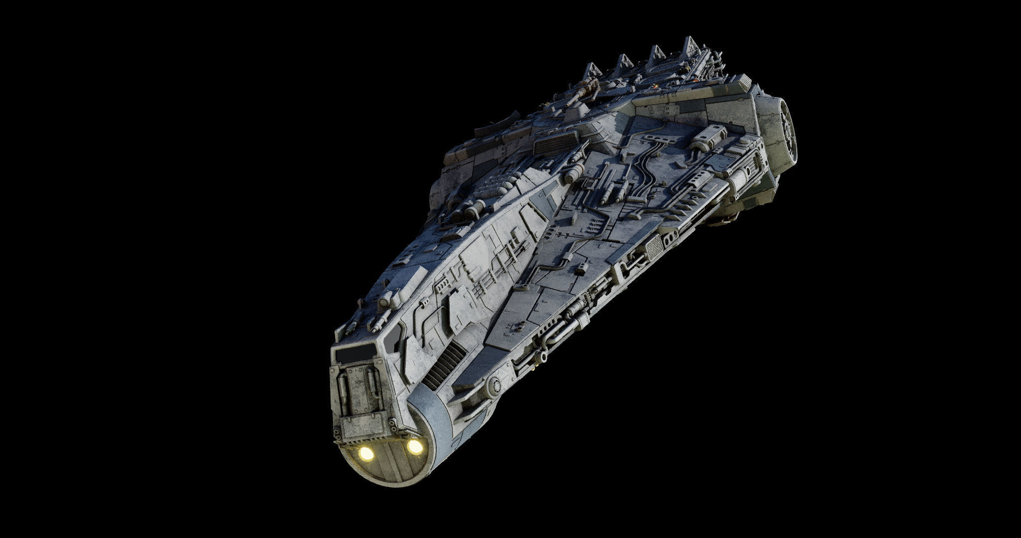 YT-1860 class - freighter  - Star Wars 3D model_7