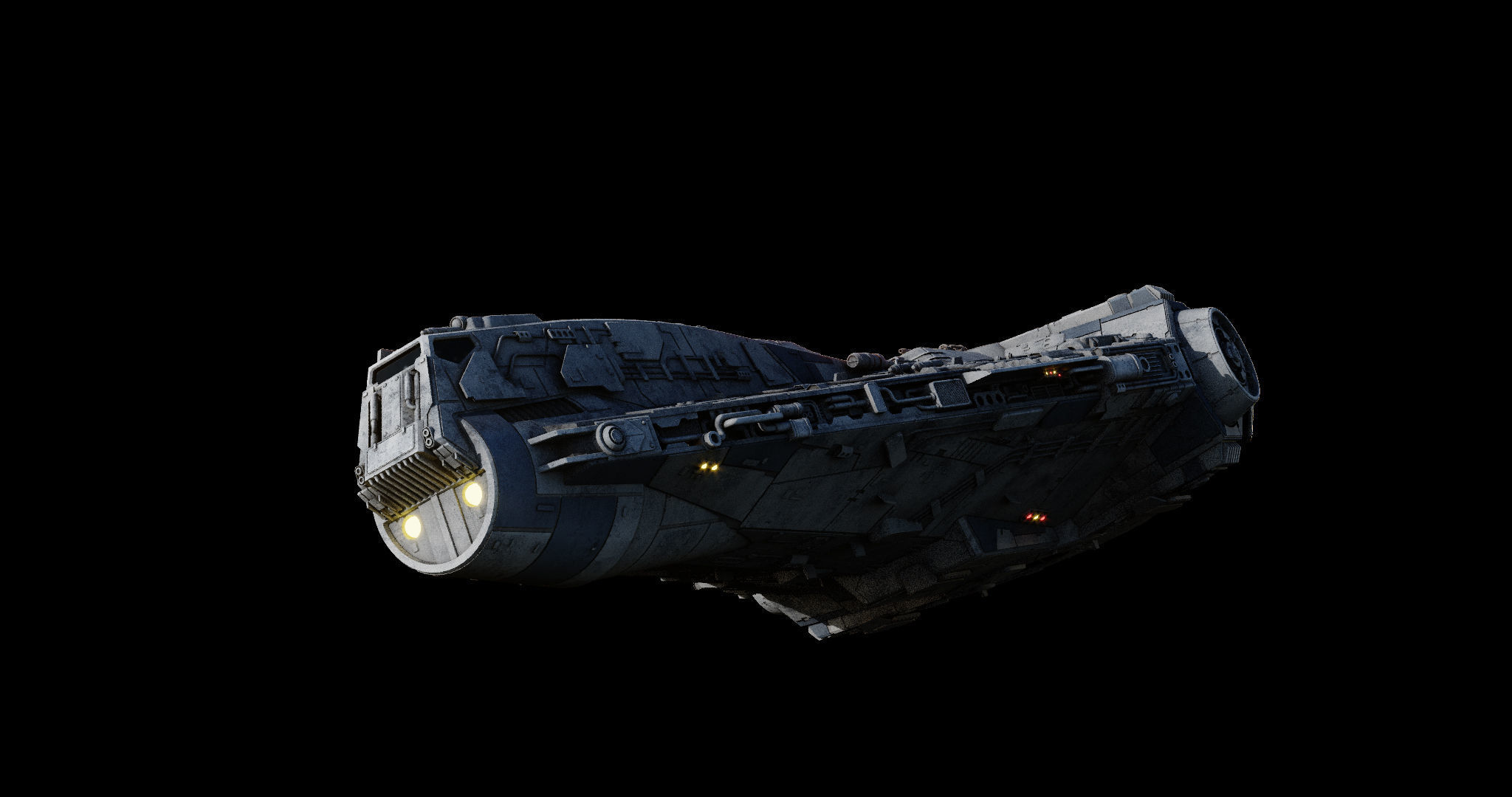 YT-1860 class - freighter  - Star Wars 3D model_6