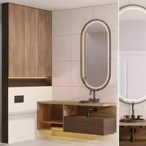 Bathroom furniture by Fauset Omnires Y set 18