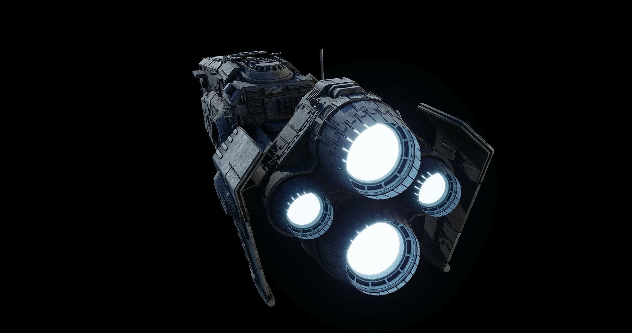 YV-337 light freighter - Star Wars 3D model_5