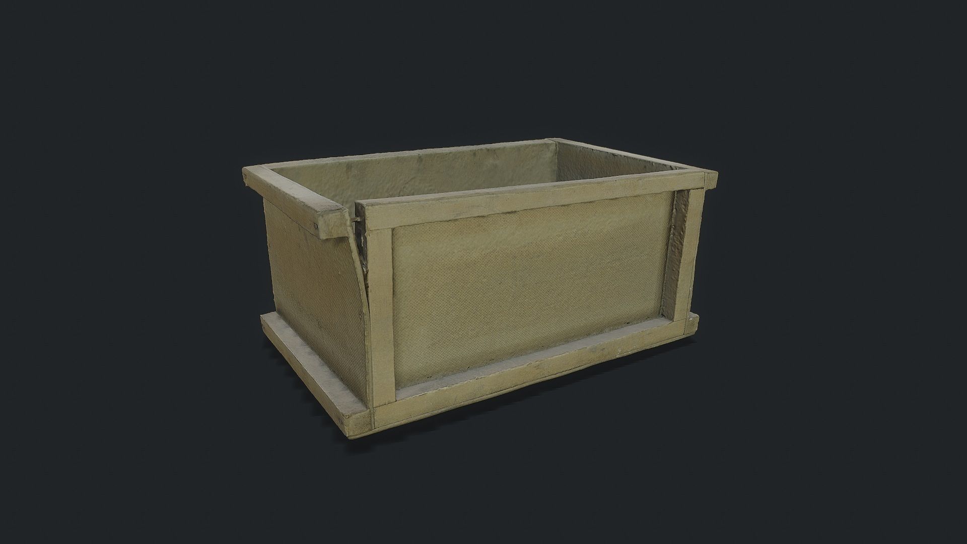 3D Scan Old Box 01 Low-poly 3D model_2