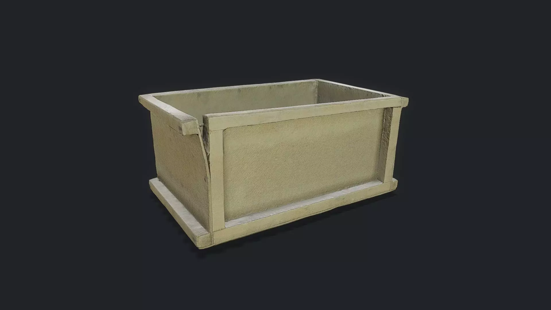 3D Scan Old Box 01 Low-poly 3D model_0