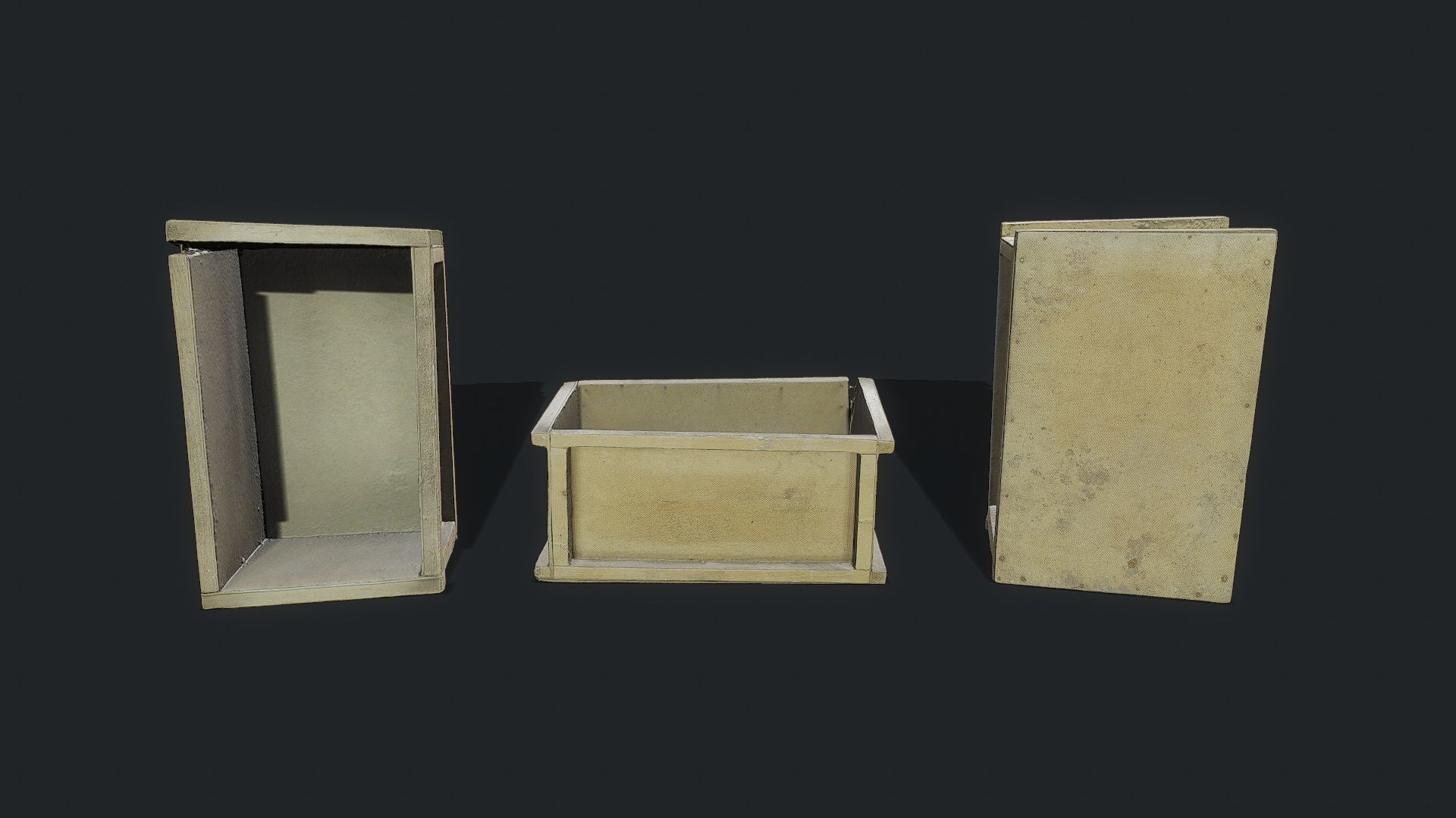 3D Scan Old Box 01 Low-poly 3D model_6