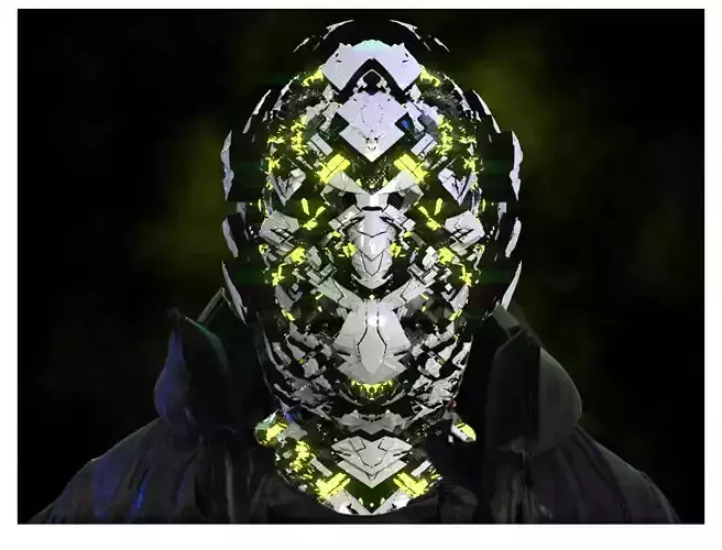 Sci-Fi Helmet Space Astronaut Character 50