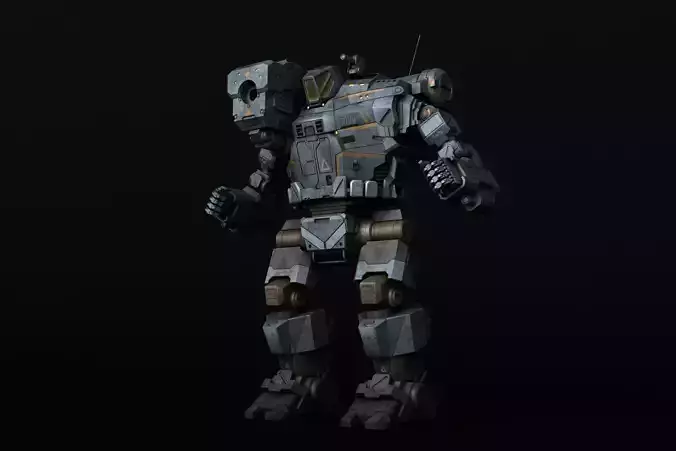 Hunchback robot 3D print model