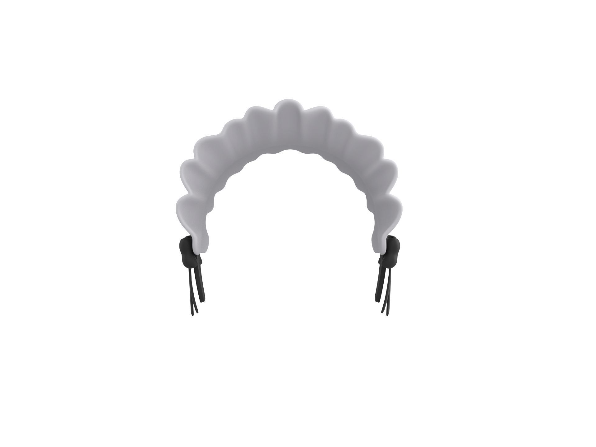 Prop095 Maid Headband 3D model CGTrader