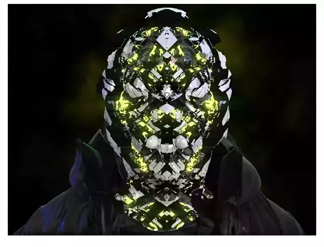 Sci-Fi Helmet Space Astronaut Character47