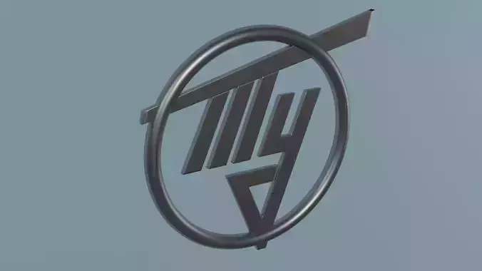 TU aircraft logo model