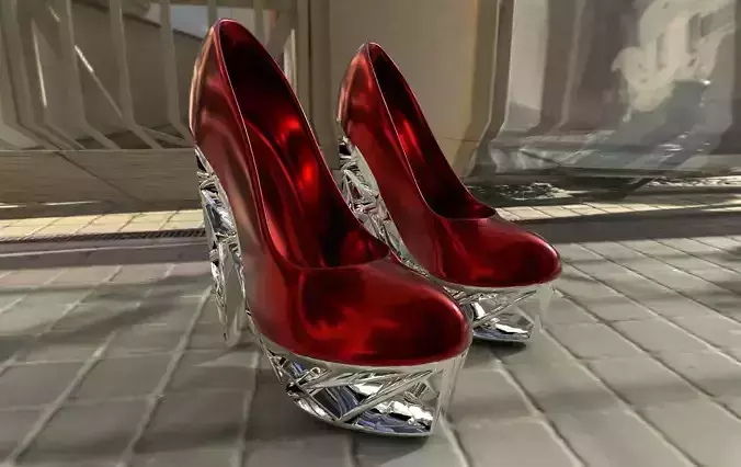 luxury cindrella heel