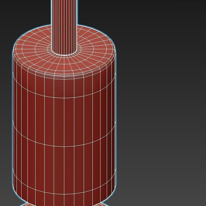 eglo-wilmcote-43126 three light ceiling fixture 3D model_5