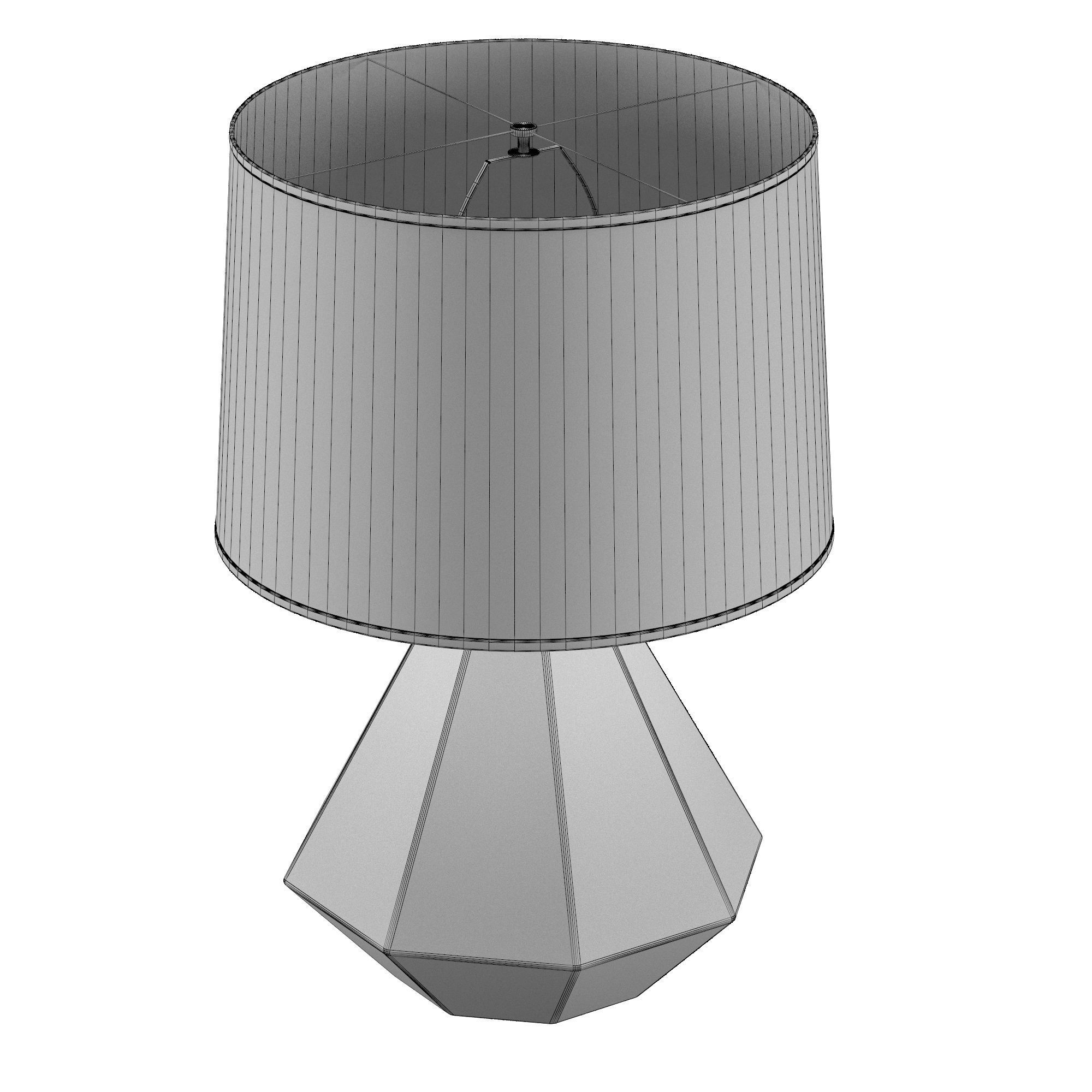 GANNON TABLE LAMP BASE 3D model_6