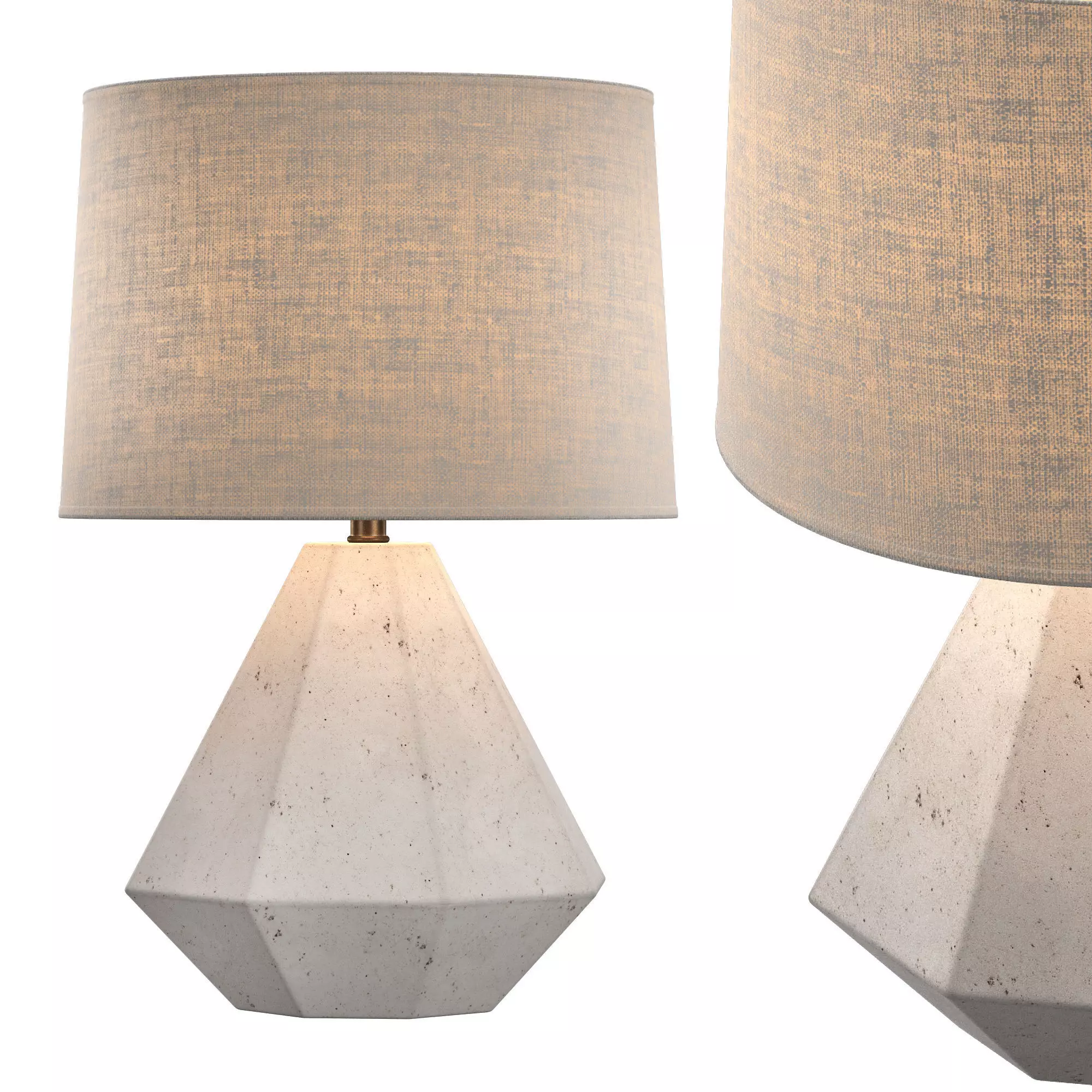 GANNON TABLE LAMP BASE 3D model_0